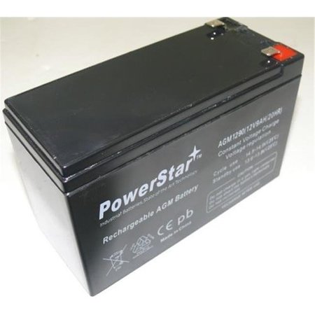 POWERSTAR PowerStar PS12-9-10502 Vrla Battery By 12V; 9Ah Agm Replacement PS12-9-10502